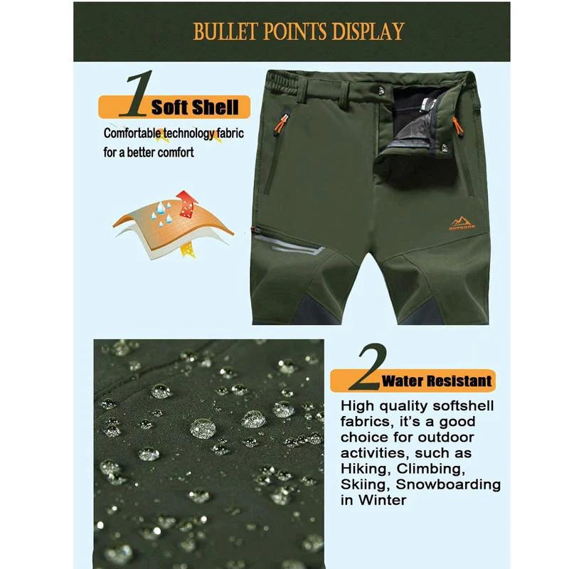 All-Weather Fleece-Lined Work Pants